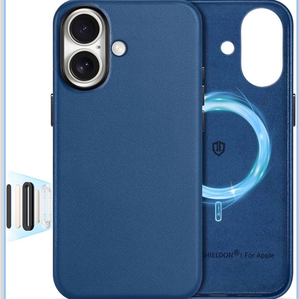 NIB SHIELDON Genuine Leather Case for iPhone 17 6.3” Compatible with Magsafe